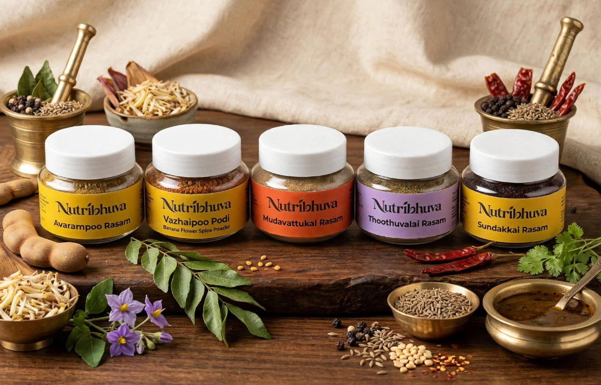 ✨Combo Offer - 5 Rasam Powder🌿🧄 (50 gm each)