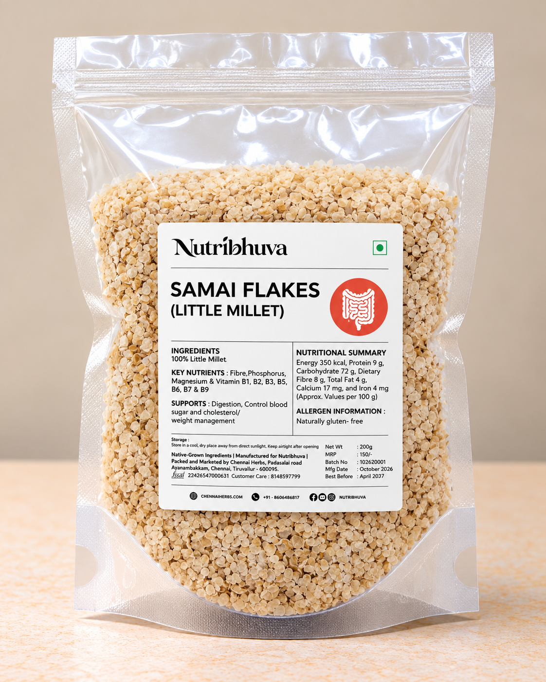 Samai Flakes (Little Millet)200gm