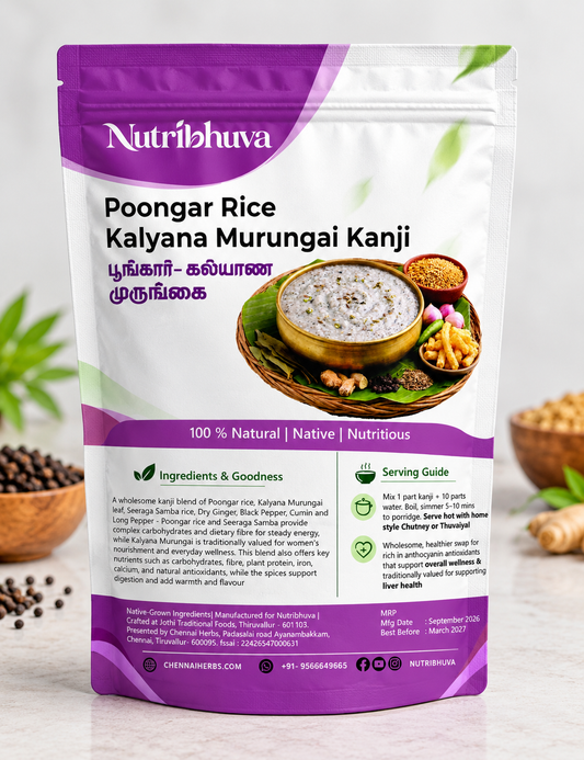 Poongar Rice Kalyana Murungai Kanji