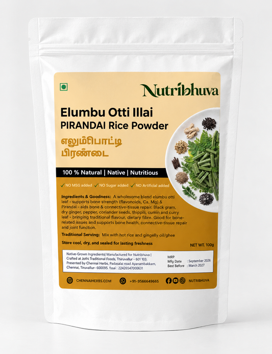 Elumbu Otti Illai PIRANDAI Rice Powder